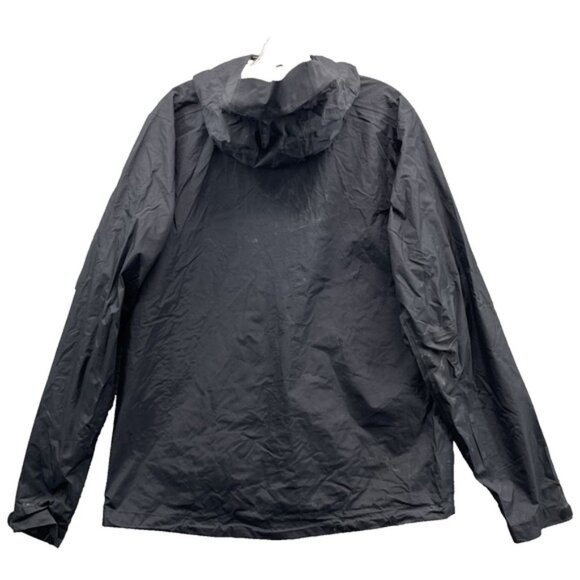 Patagonia H2No Rain Jacket Men's Medium Black Hooded Waterproof Outdoors Shell - Picture 2 of 13